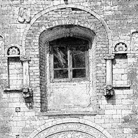 Pieve di S.Gregorio, prima del rifacimento del rosone