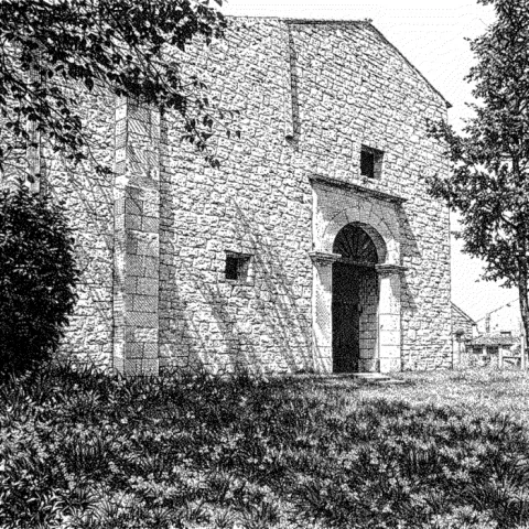 Vecchia immagine della Chiesa di San Pietro