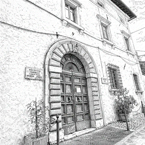 Biblioteca comunale "Tranquillo Graziani" - Palazzo Carli