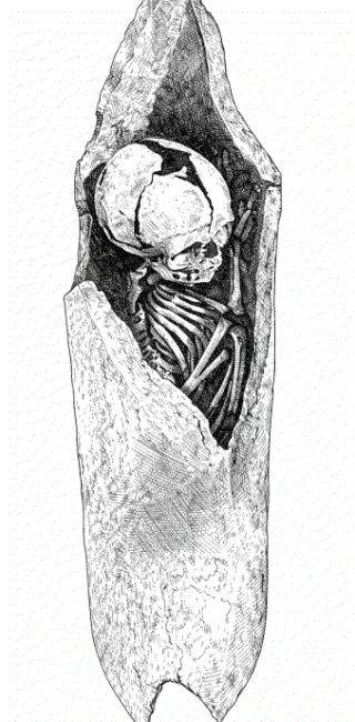 Necropoli dei bambini - sepoltura in anfora