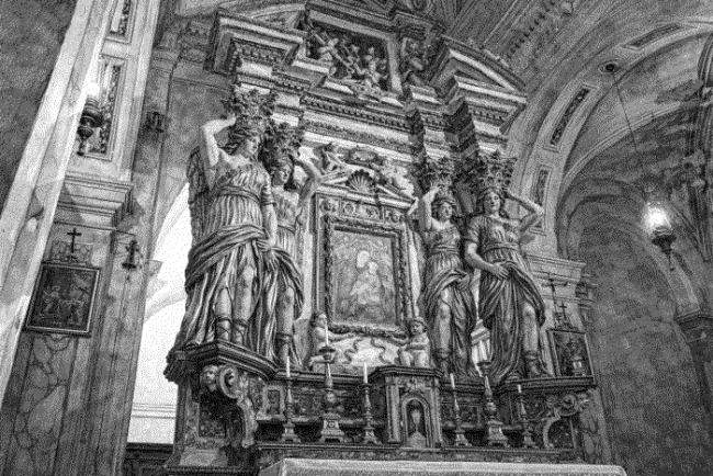Museo Madonna della Sbarra - Altare centrale