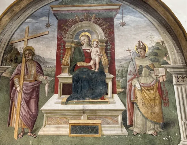 Madonna col Bambino e santi - Tiberio d'Assisi