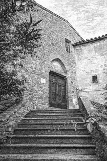 Ingresso all'ex Chiesa di Sant'Agostino