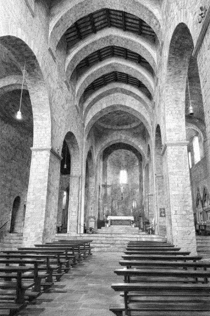 Abbazia di San Pietro Assisi - interno