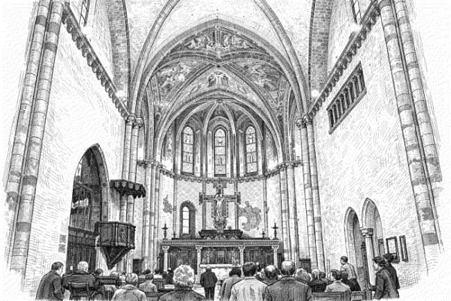 Basilica di Santa Chiara - interno