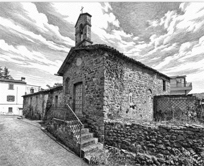 L'antica Cappella nei pressi di Villa Oddi Baglioni