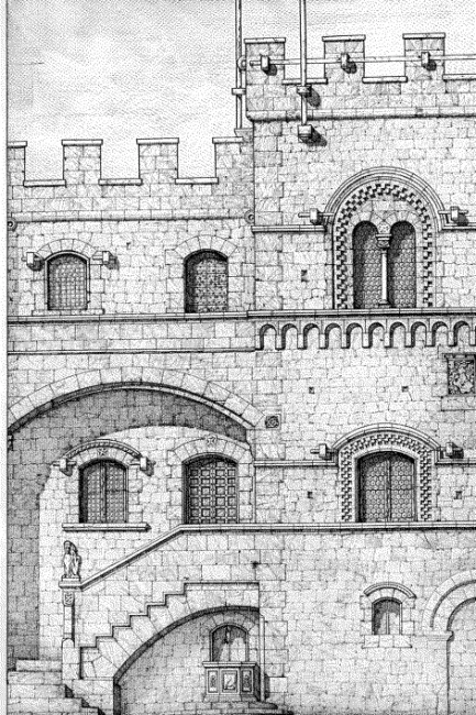 Castello di Tordimonte, particolare costruttivo