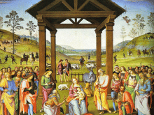 Perugino: Adorazione dei Magi di Città della Pieve