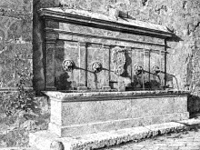 Fontana del Cardinal del Monte da un'illustrazione degli anni '30