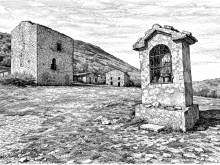 Edicola, Casa-Torre e borgo di Galera