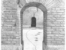 Illustrazione delle Cisterne Romane di Todi
