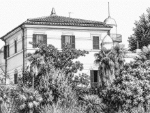 Disegno che ritrae Villa Fongoli