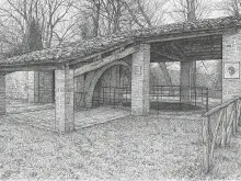 Disegno della Fornace di Compignano