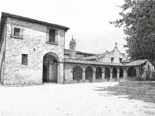 Disegno del Convento di Sant'Angelo di Pantanelli